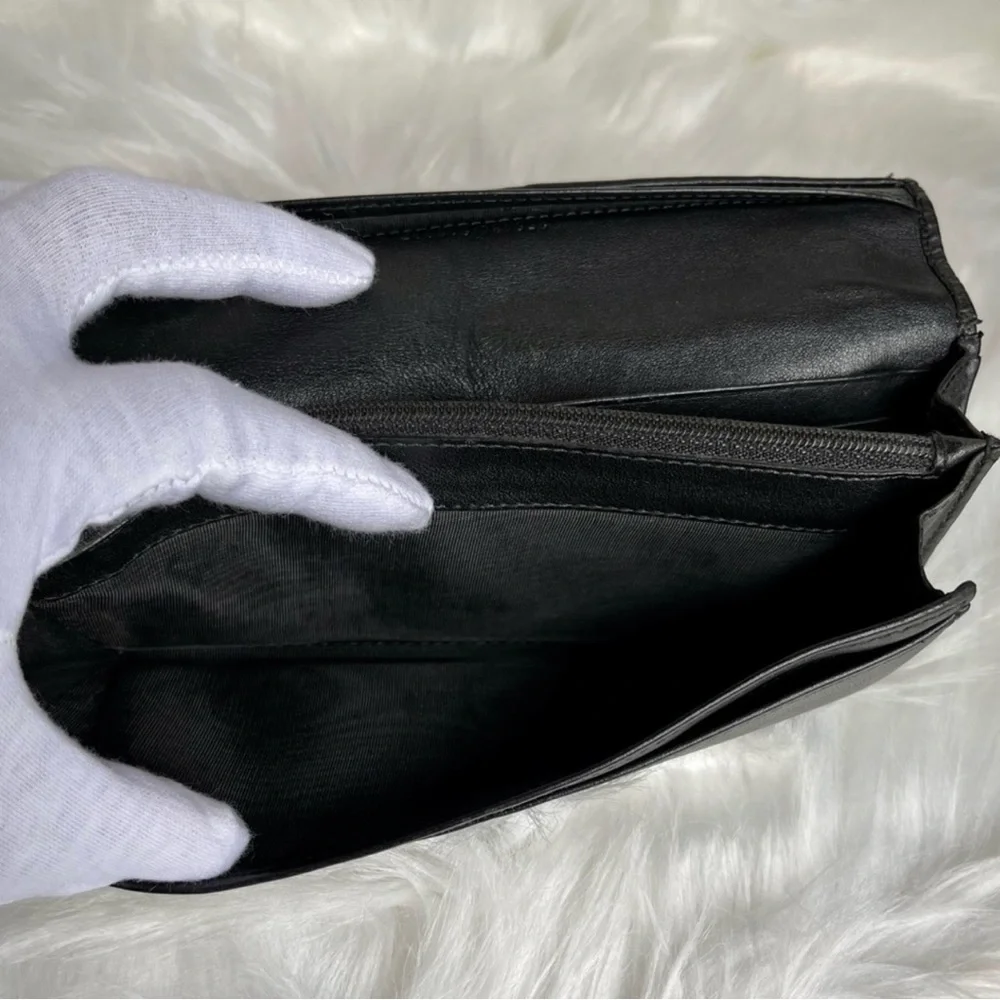 🌝💣Gucci Black Continental Wallet